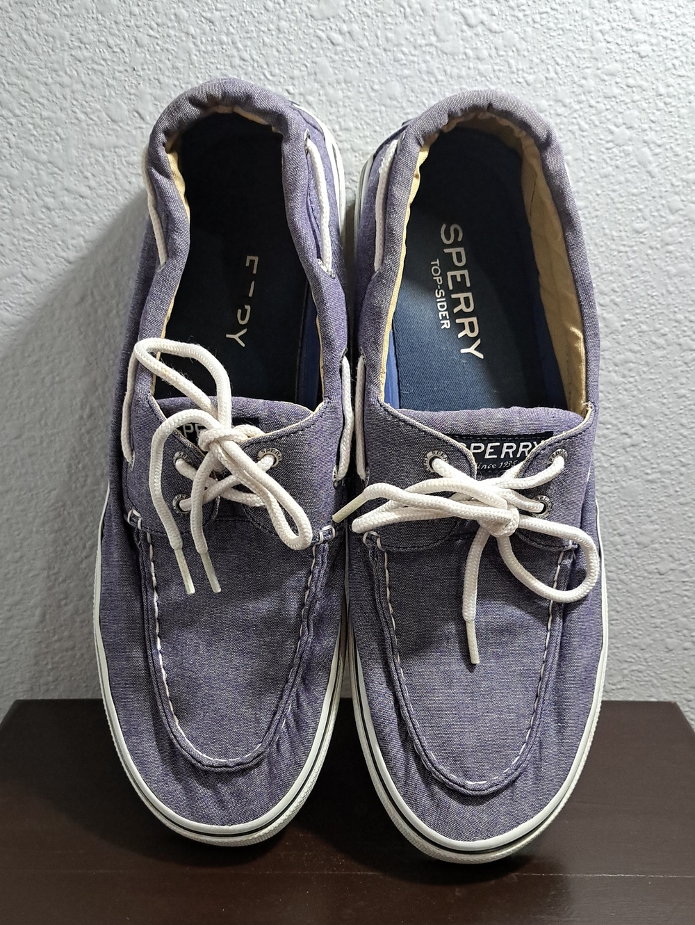 Sperry Top-Sider Boat Shoes 2 Eye Canvas Light Blue